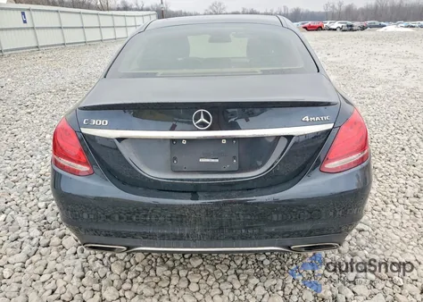 2017 Mercedes-Benz C 300 4Matic from USA, damaged, VIN 55SWF4KB7HU200867